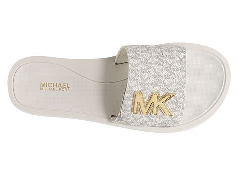 kids michael kors slides|michael kors sandals with heel.